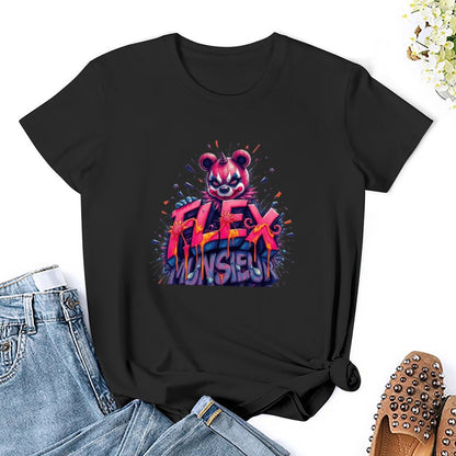 Women's Munsieur T-shirt "Flex" Streetwear for Her