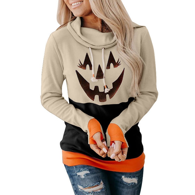 Halloween Pattern Sweater for Women