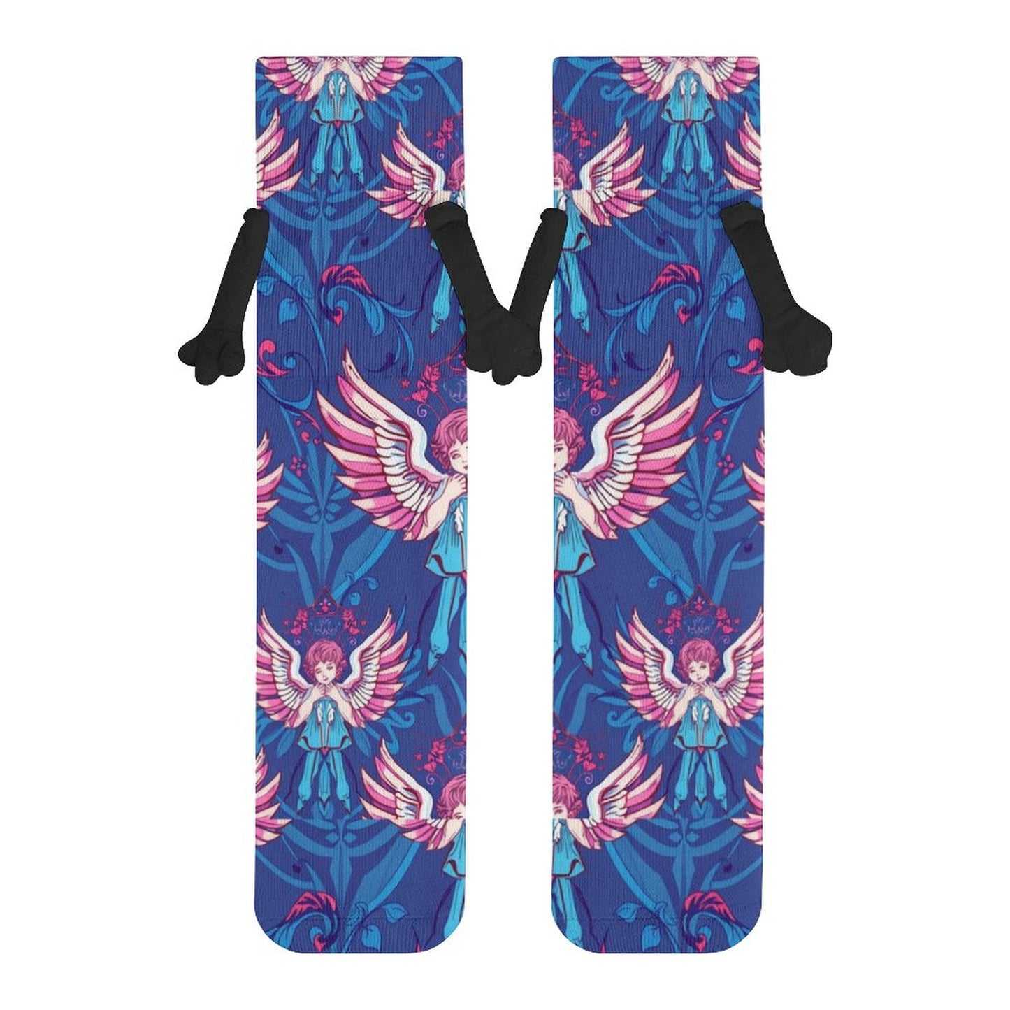 Munsieur Design Buddy Socks Magnetic Holding Hands Funny Socks accessories