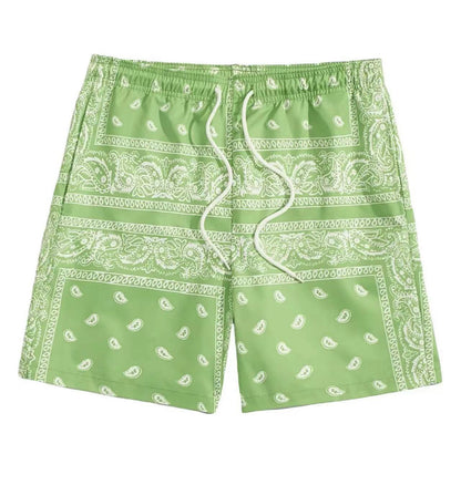 Graffiti 3D Casual Loose Assorted Men's Beach Shorts