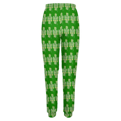 Munsieur St. Patrick's Day Collection Women's Shamrock Leggings overnights