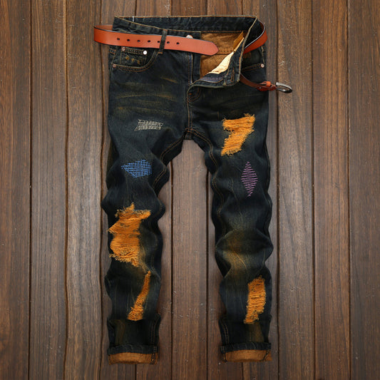 Men's Retro Fashion And Personalized Pants - Munsieur