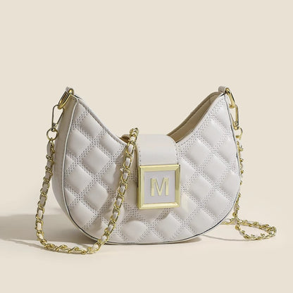 Women's Rhombus Chain Bag - Fashion Shoulder Underarm Messenger Bag