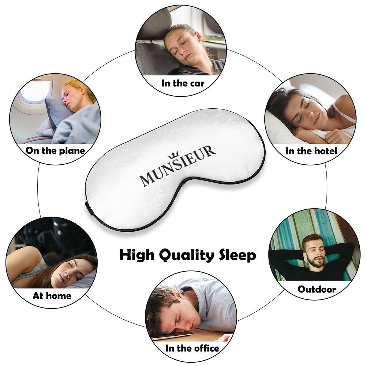 Munsieur Brand Sleeping Eye Mask Accessories