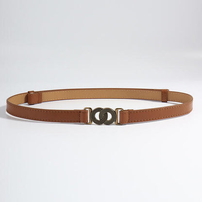 Alloy Buckle PU Belt - Munsieur