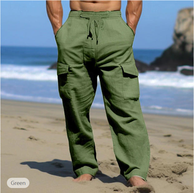 Men's Summer Wear Fashion Multi-pocket Pants - Munsieur