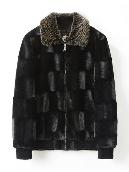 Fur Coat Men's Clothing Real Mink Skin - Munsieur