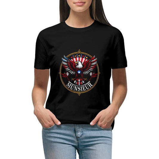 Munsieur Women's T-shirt "Presidential" Unbelievable Comfort Independence Day Collection