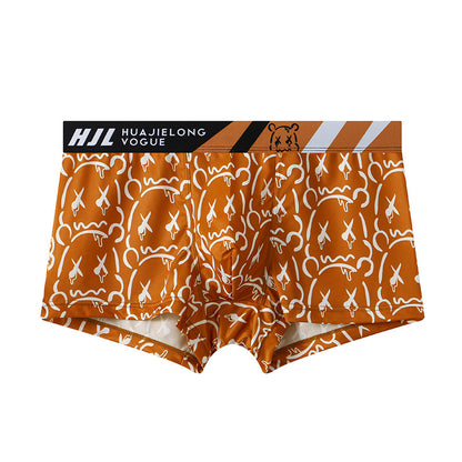 Men's Multi-color Printing Slim Fit Breathable Boxers - Munsieur