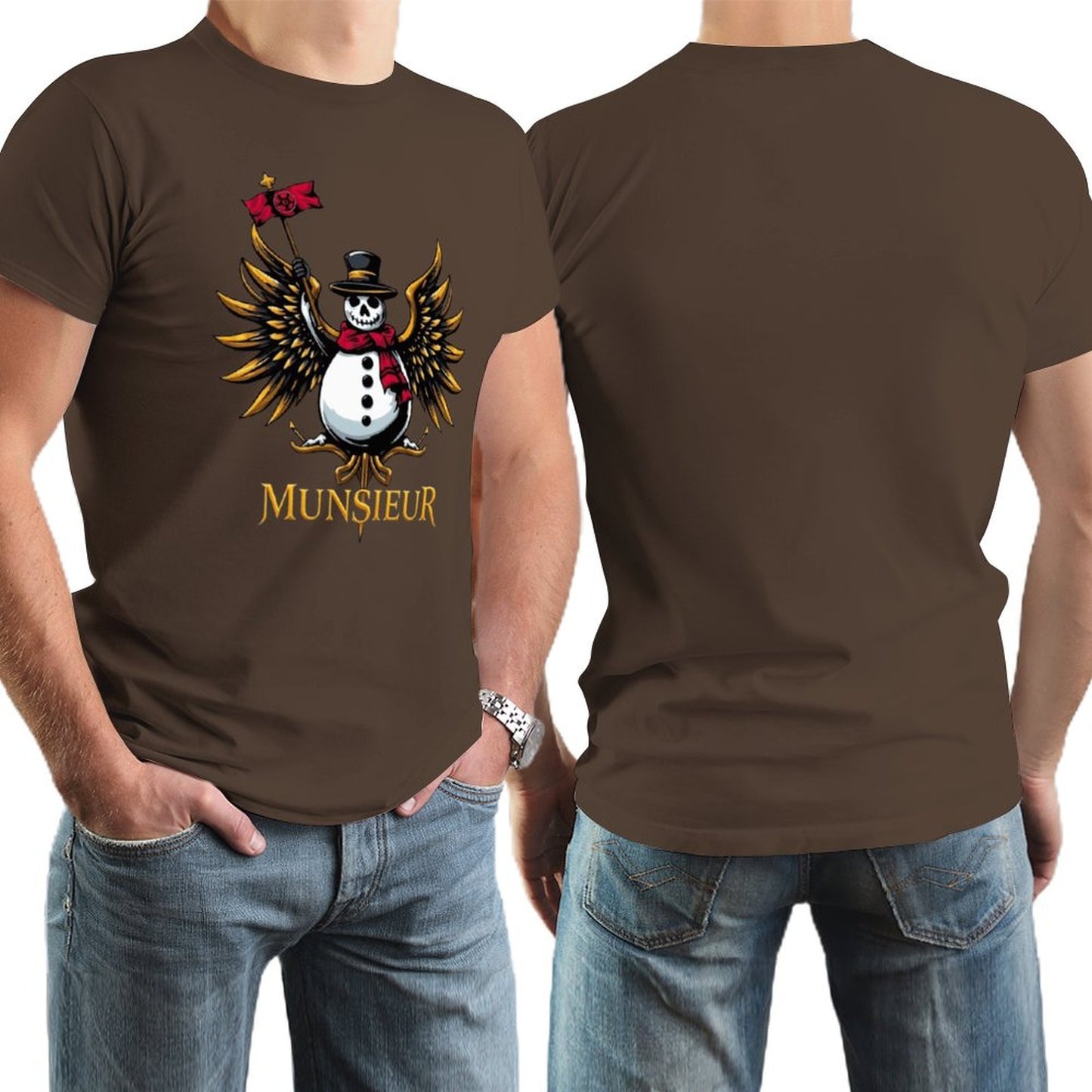Munsieur Design Christmas Collection "Jack Floss" Tee for Men