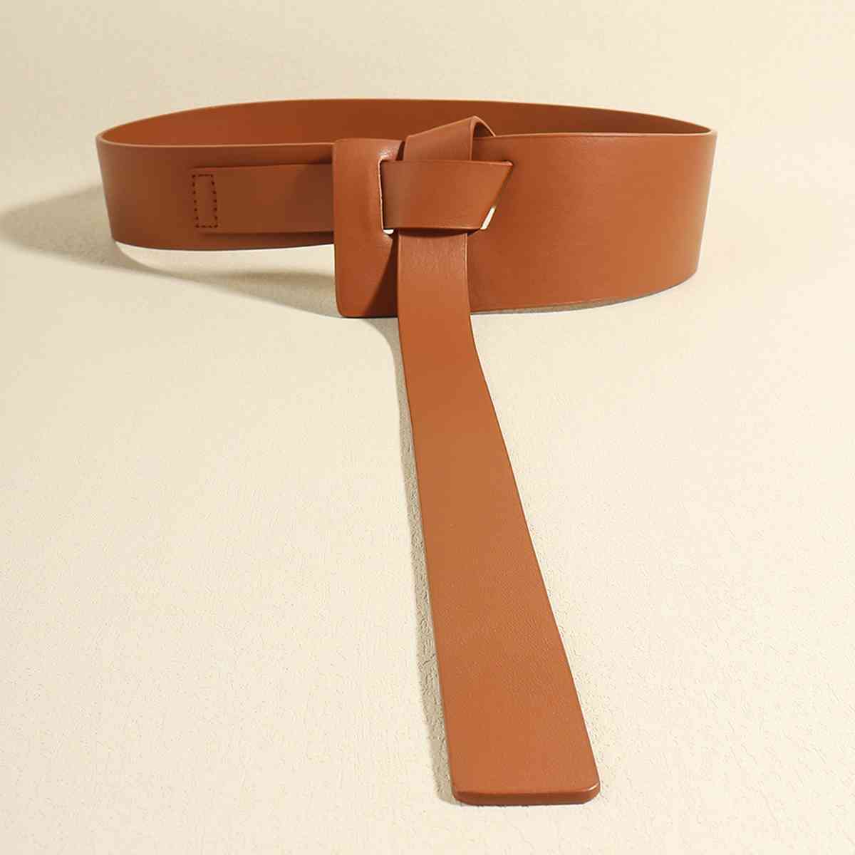 Knot Detail PU Belt - Munsieur