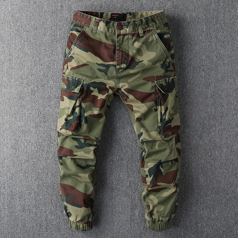 Men's Loose Sports Hard-wearing Camouflage Cargo Pants - Munsieur
