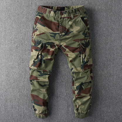 Men's Loose Sports Hard-wearing Camouflage Cargo Pants - Munsieur