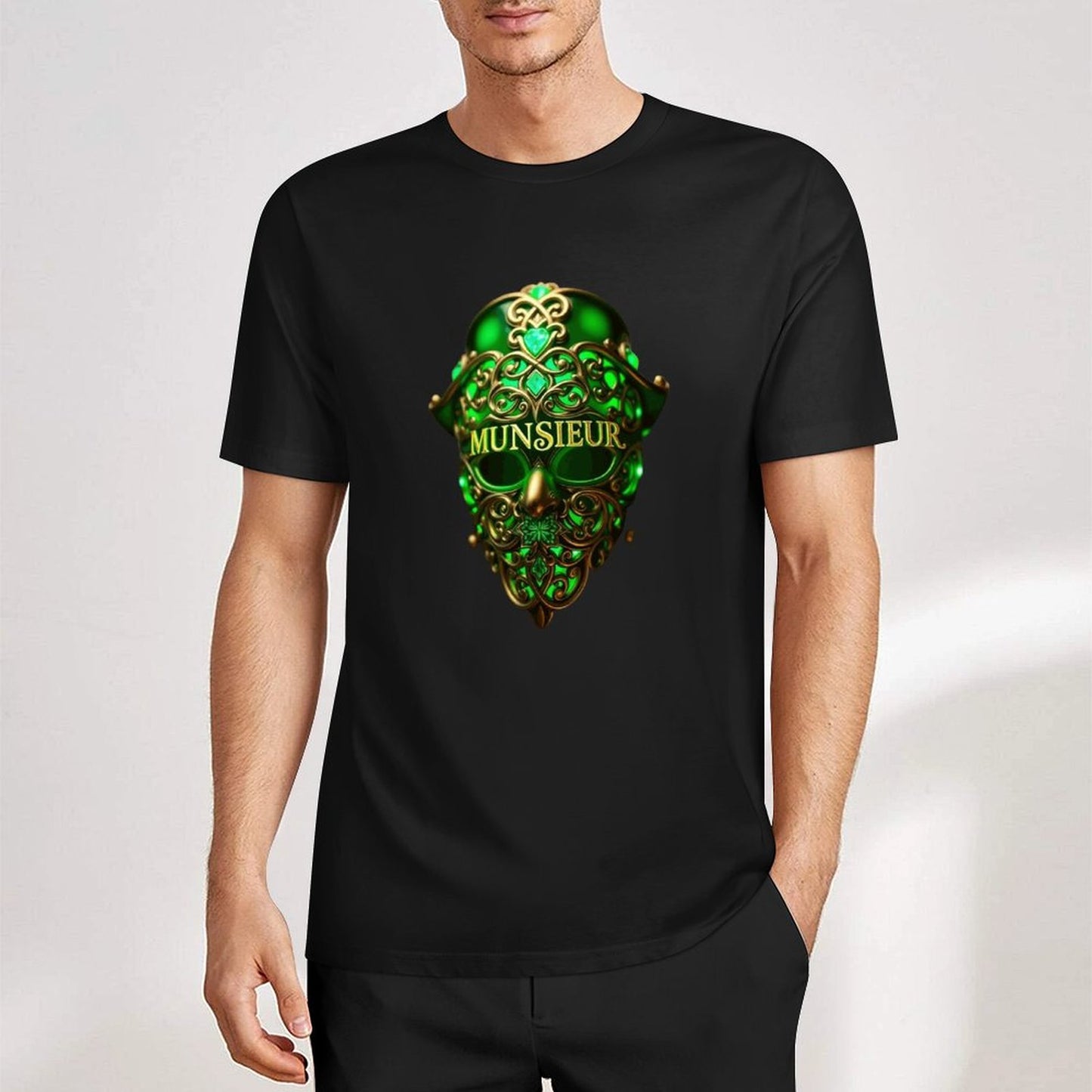 Munsieur St. Patrick's Day Collection "Skull of Clovernook" Tee for Men