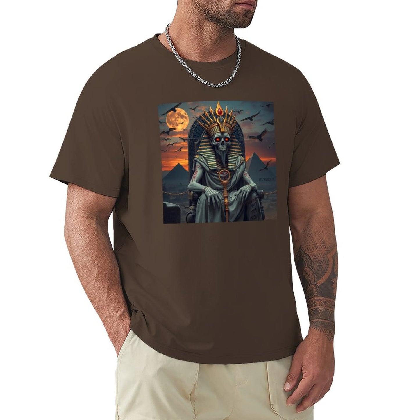 Munsieur Pharaoh's Reign Collection Men's Tee IV (High Definition & Front Printing)