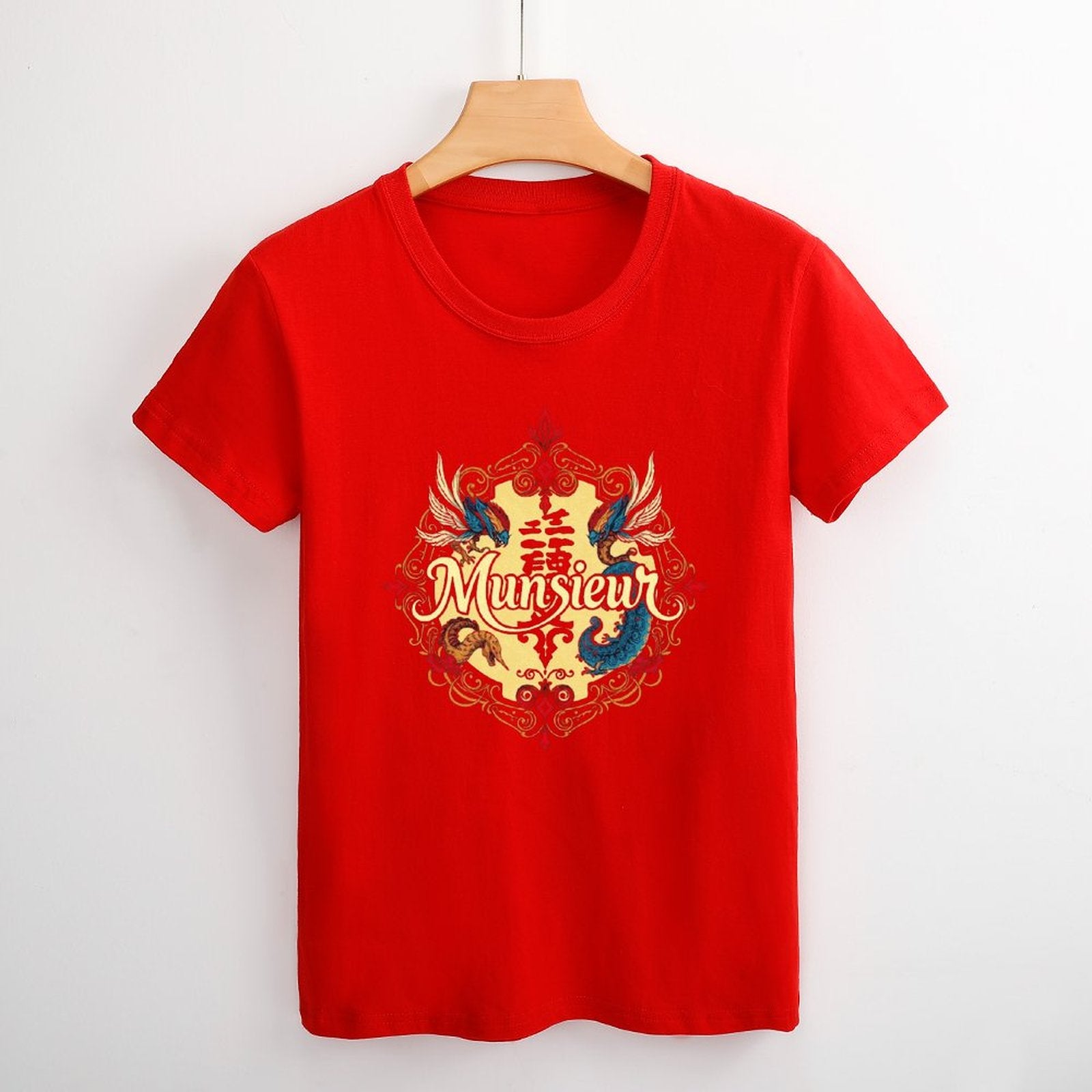 **Heatwave Sale** Munsieur Women's T-shirt Designer Streetwear for Her