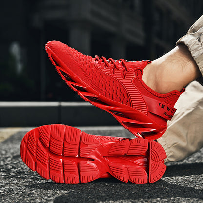Fashion Blade Flying Woven Scale Trendy Sneakers - Munsieur