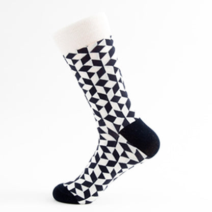 Men's Casual Mid-calf Casual Cotton Socks - Munsieur