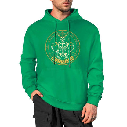 Munsieur Shadow Reaper: Luxe Skull Hoodie for Men - Munsieur