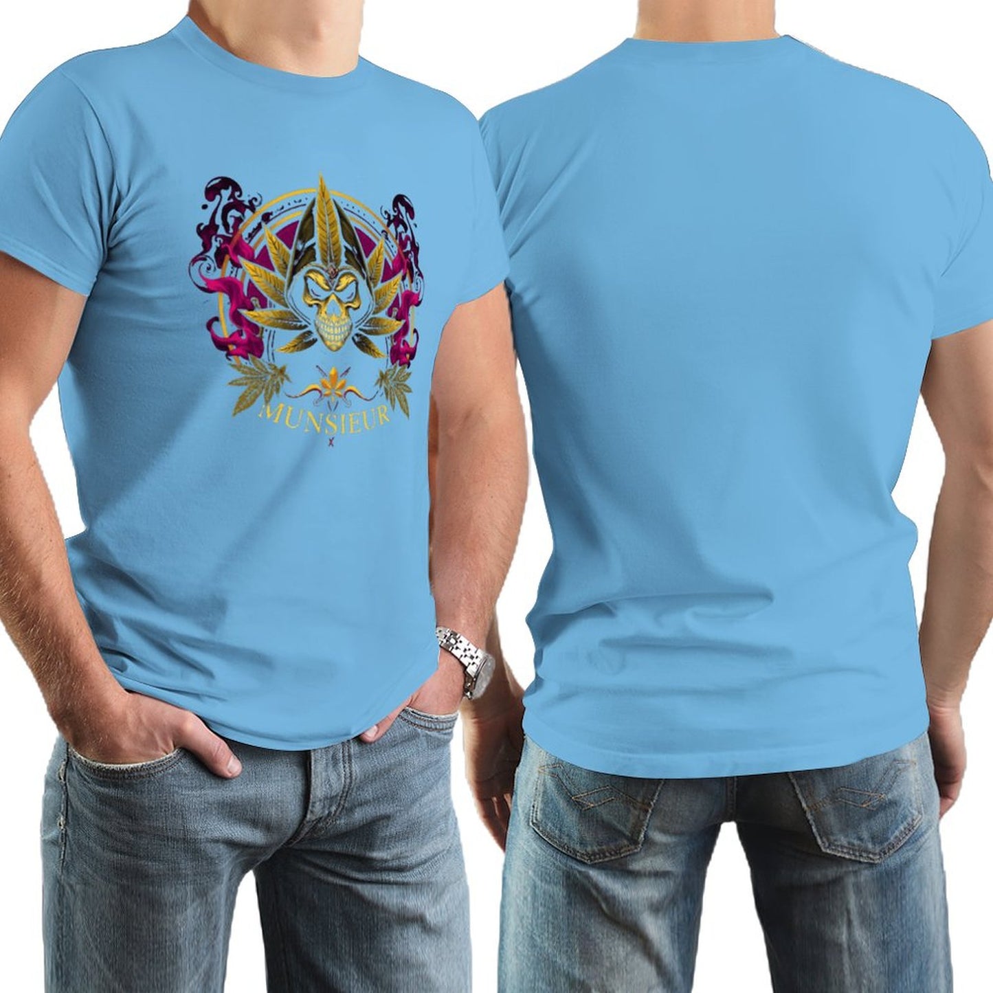Munsieur 420 Collection "Out The Smoke" Tee for Men