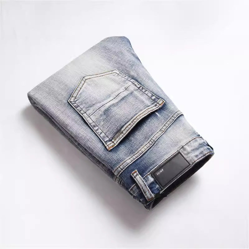 Men's Hole Patch Designer Pants
