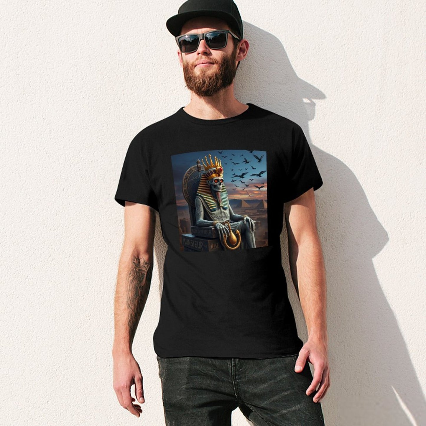 Munsieur Pharaoh's Reign Collection Men's Tee II (High Definition & Front Printing)