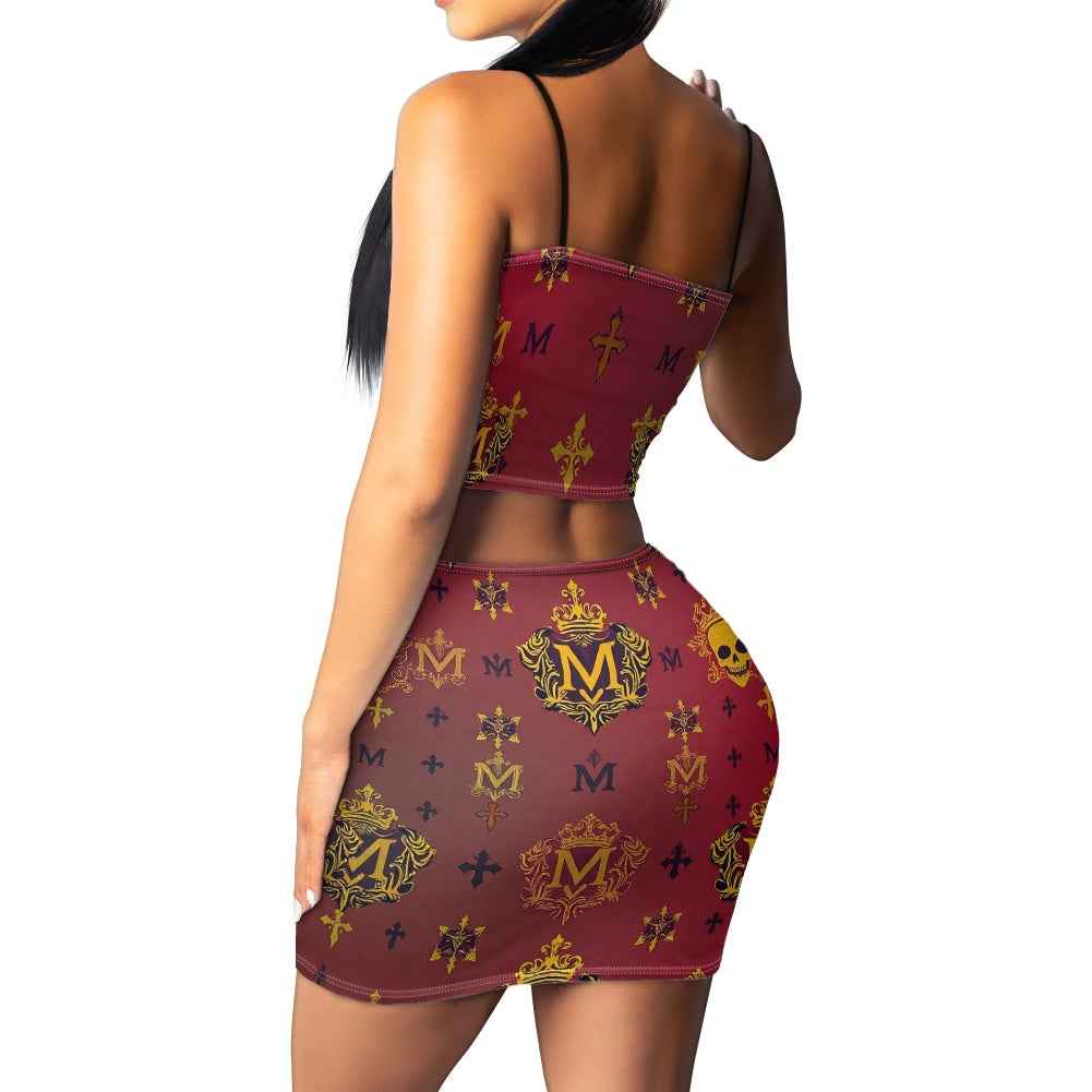 Top skirt suit