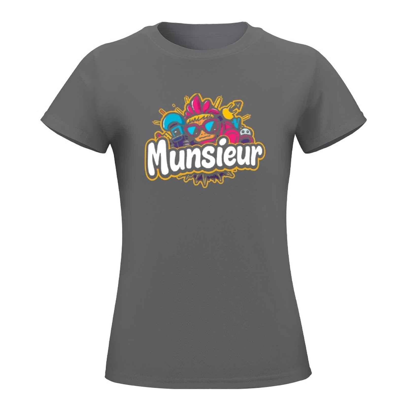 Munsieur T-Shirt for Women: Designed for Comfort, Styled for Impact for Her - Munsieur