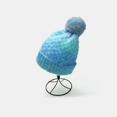 Gradient Knit Hat with Pompom - Munsieur
