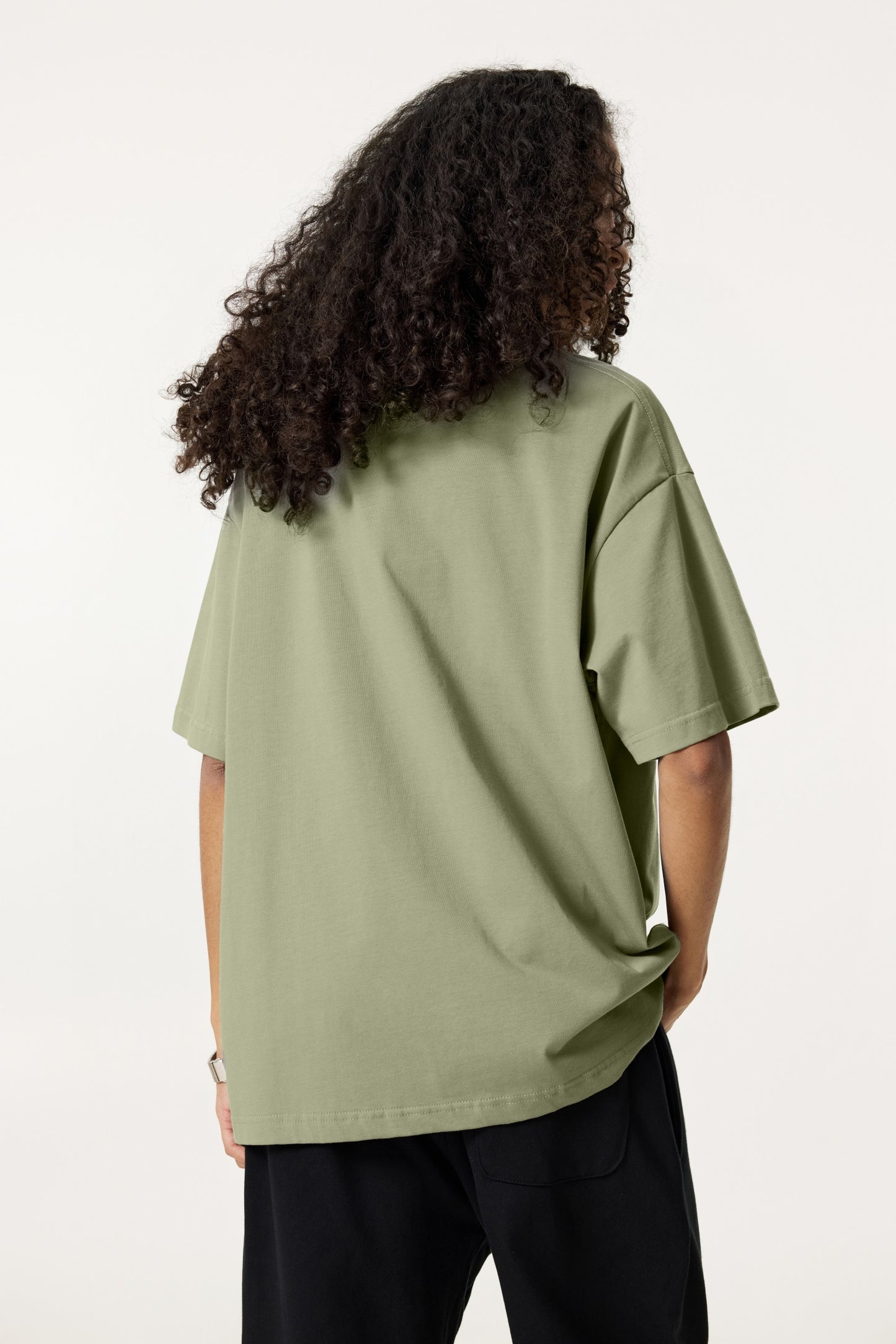 235GSM Women's 30-Color 4-Way Stretch Low-Shrink T-shirt Green