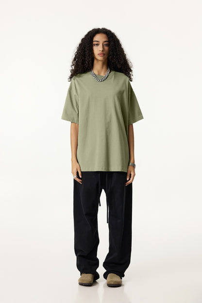 235GSM Women's 30-Color 4-Way Stretch Low-Shrink T-shirt Green