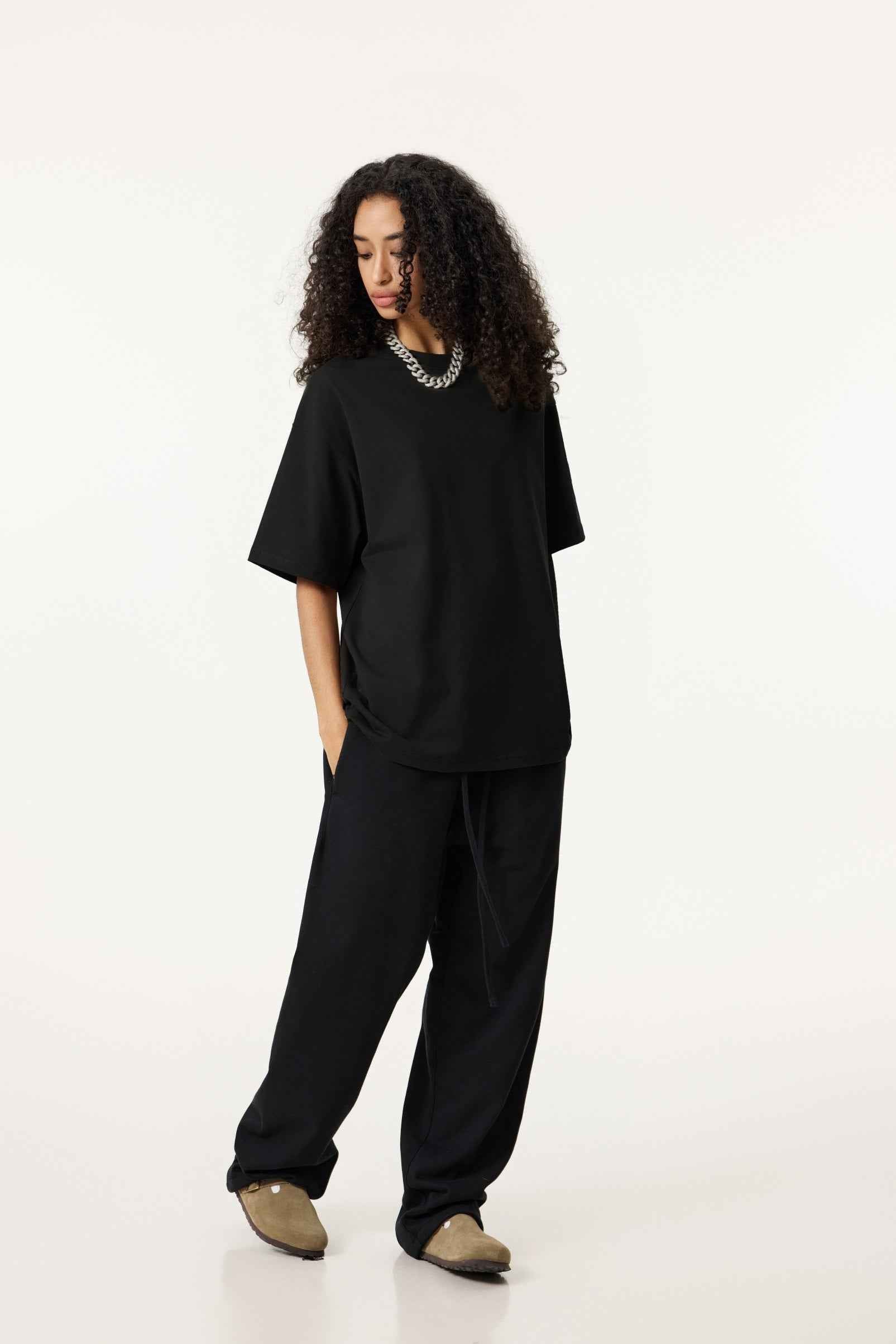 235GSM Women's 30-Color 4-Way Stretch Low-Shrink T-shirt