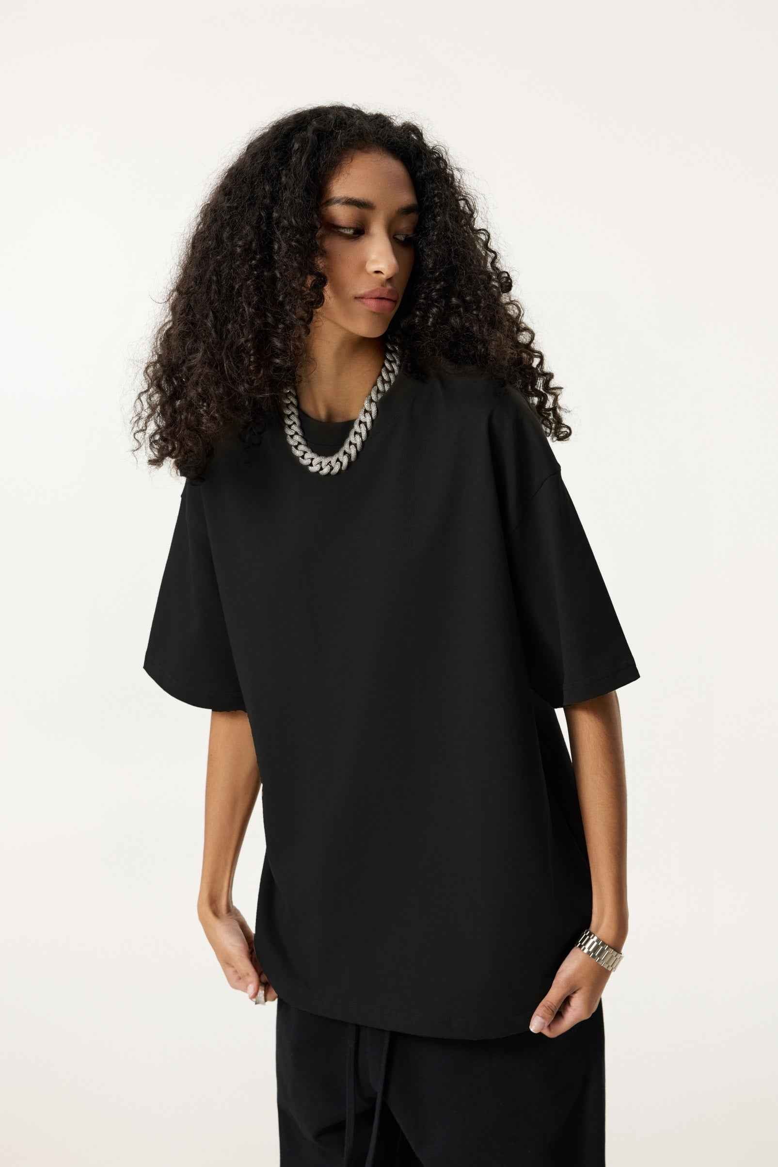 235GSM Women's 30-Color 4-Way Stretch Low-Shrink T-shirt