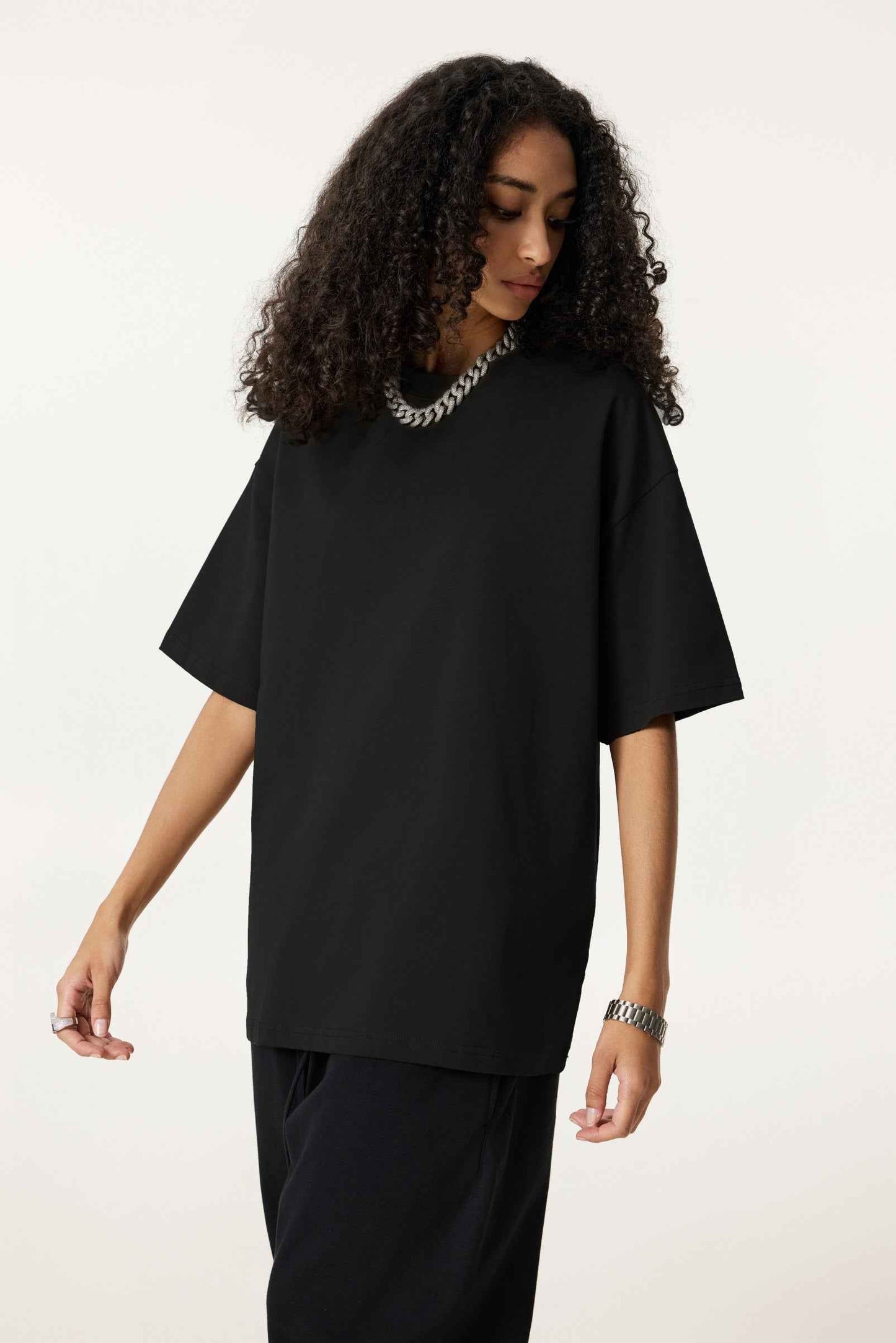235GSM Women's 30-Color 4-Way Stretch Low-Shrink T-shirt