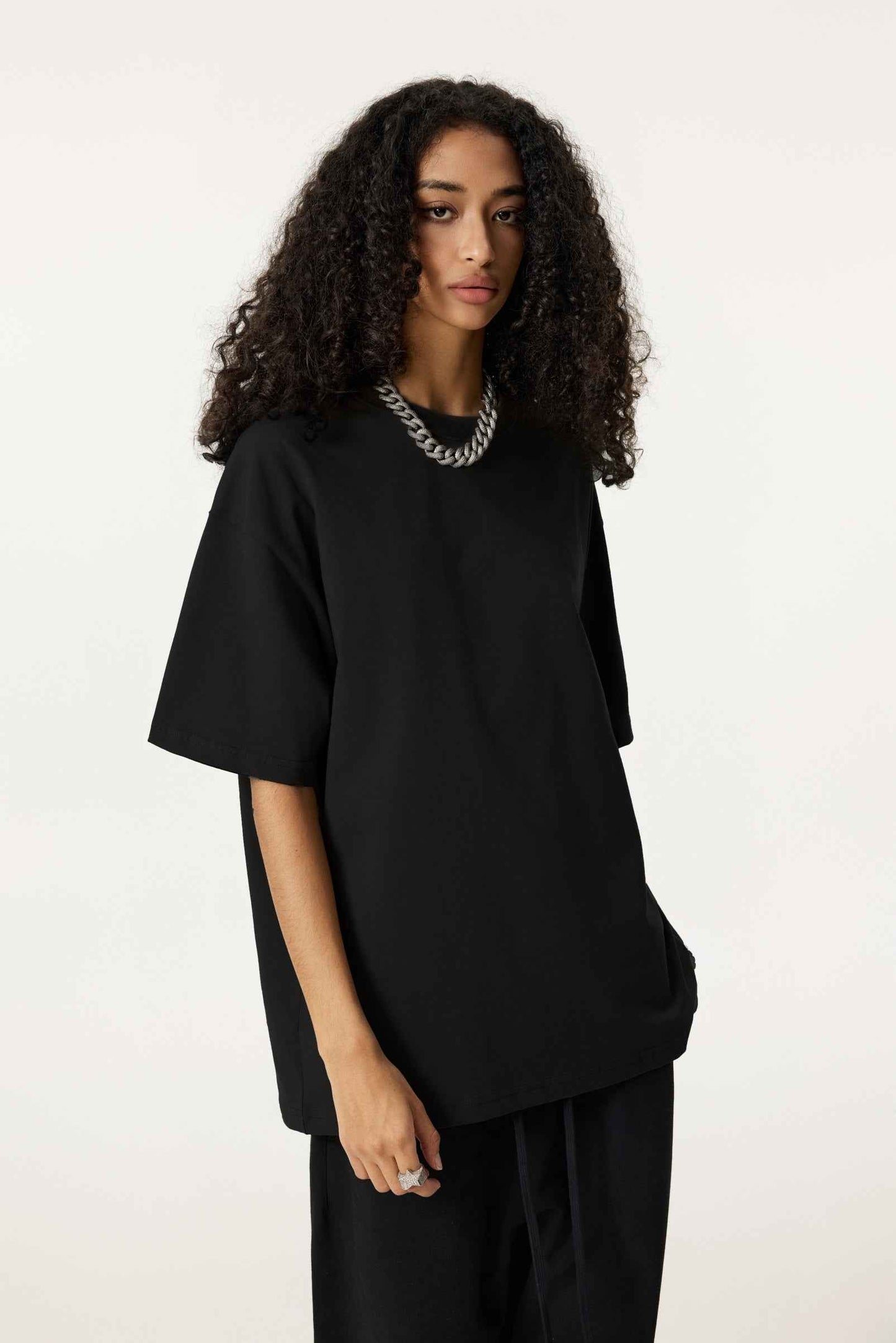 235GSM Women's 30-Color 4-Way Stretch Low-Shrink T-shirt