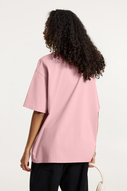 235GSM Women's 30-Color 4-Way Stretch Low-Shrink T-shirt Pink