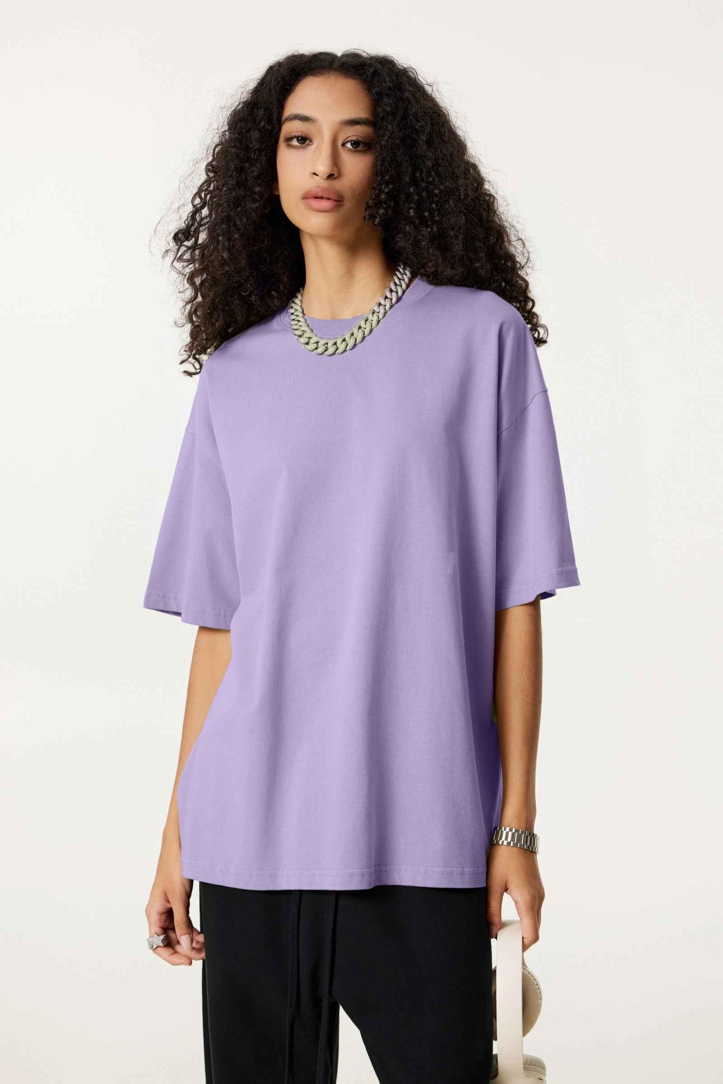 235GSM Women's 30-Color 4-Way Stretch Low-Shrink T-shirt