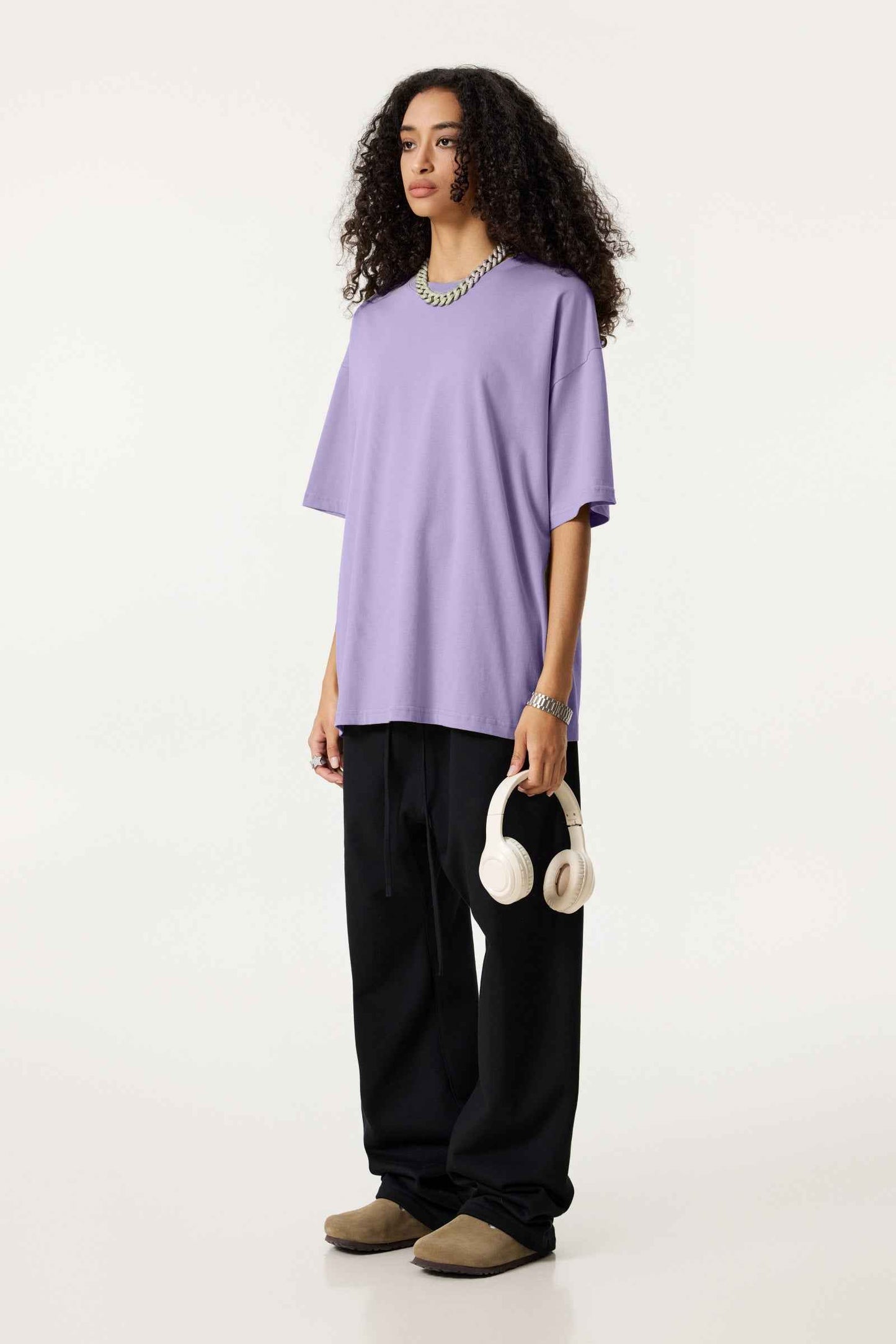 235GSM Women's 30-Color 4-Way Stretch Low-Shrink T-shirt