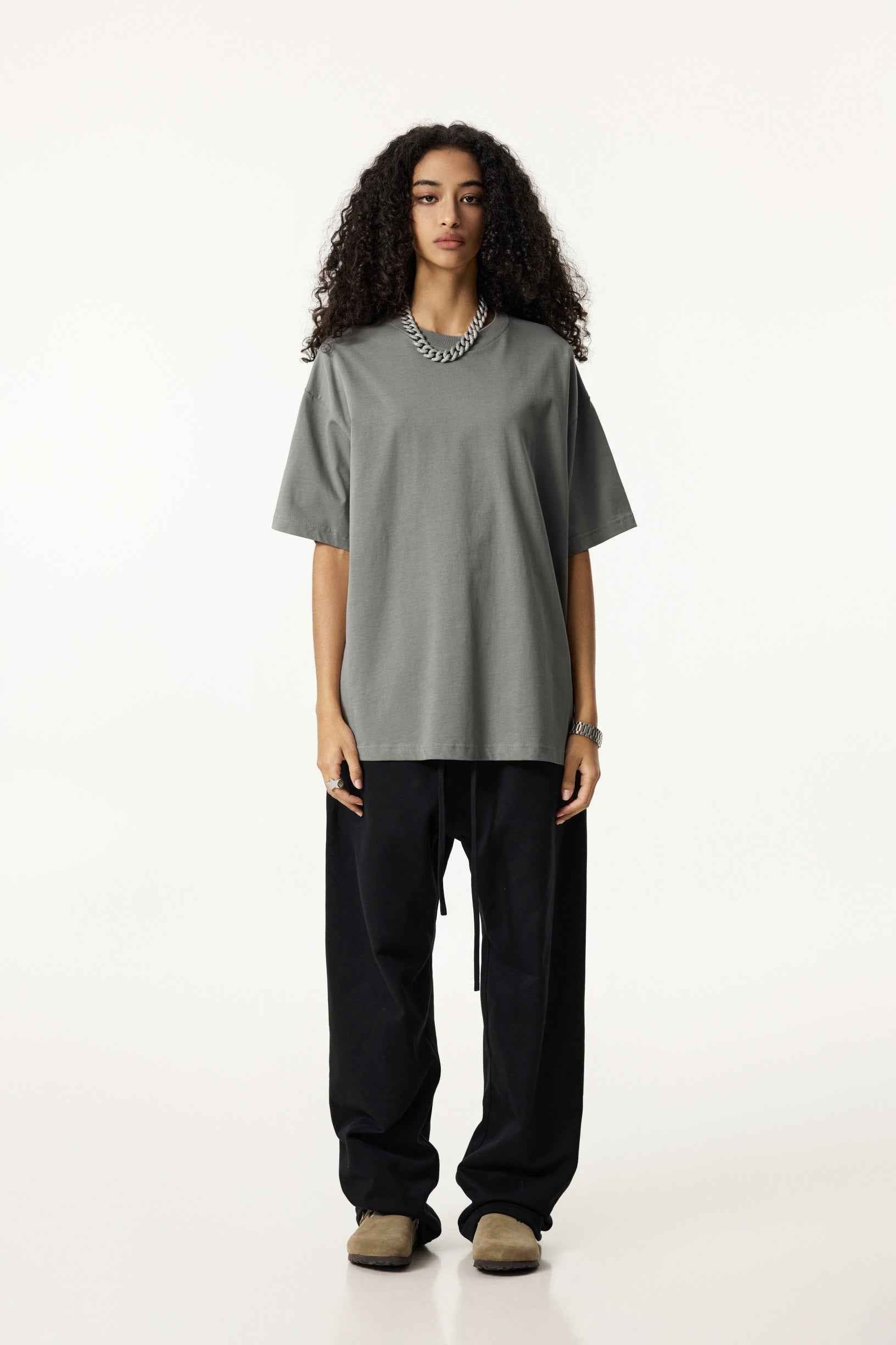 235GSM Women's 30-Color 4-Way Stretch Low-Shrink T-shirt