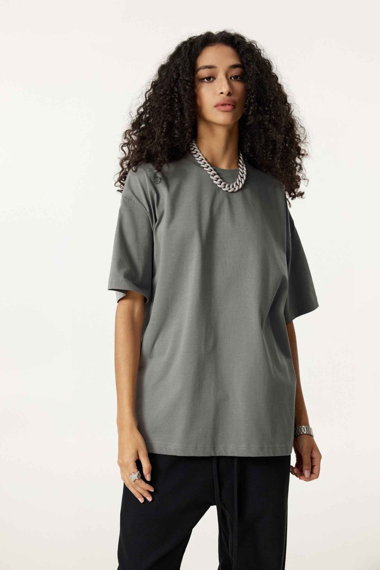235GSM Women's 30-Color 4-Way Stretch Low-Shrink T-shirt