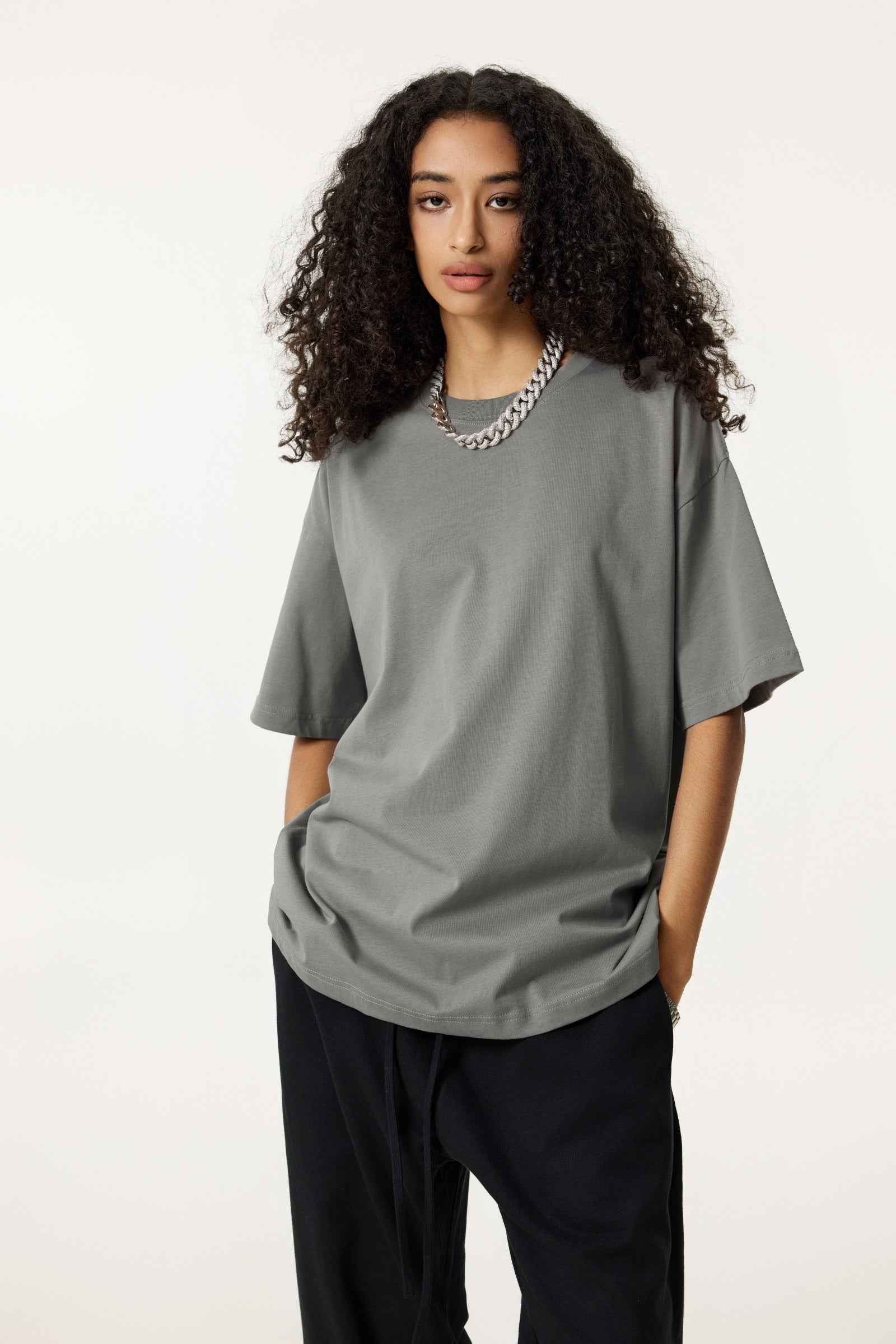 235GSM Women's 30-Color 4-Way Stretch Low-Shrink T-shirt