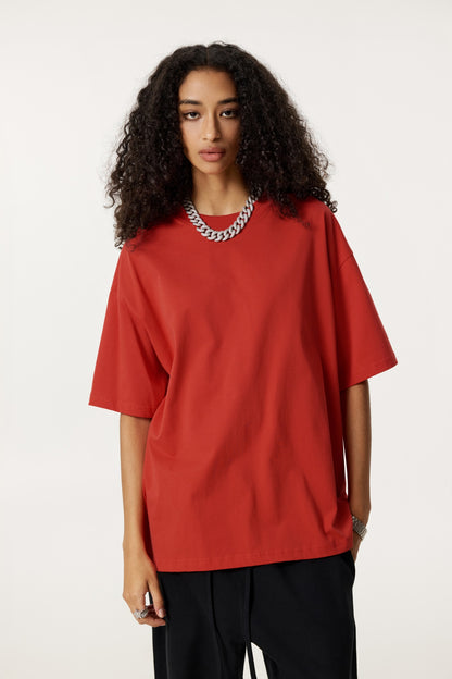 235GSM Women's 30-Color 4-Way Stretch Low-Shrink T-shirt Red