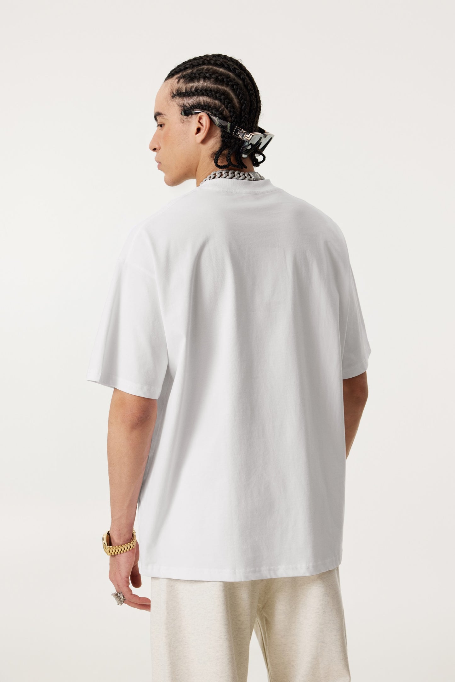 235GSM Women's 30-Color 4-Way Stretch Low-Shrink T-shirt  White