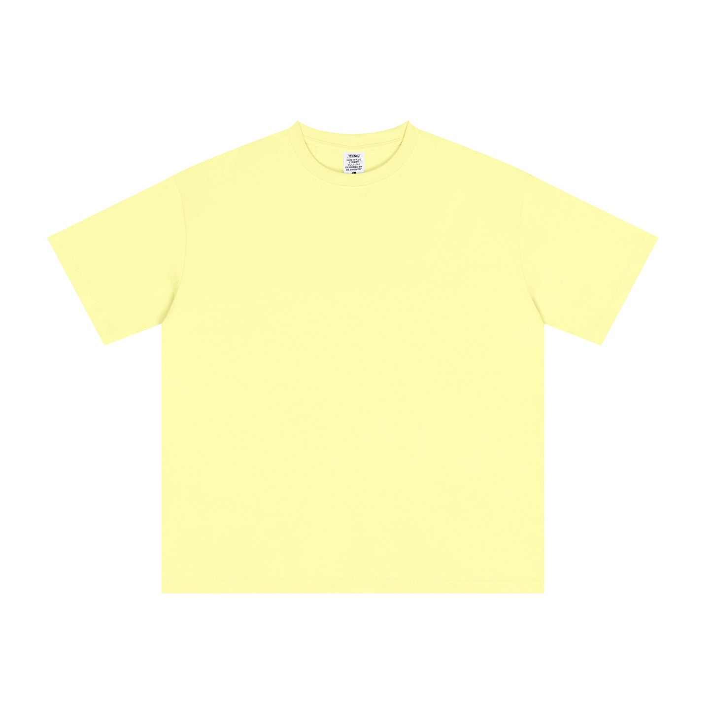 235GSM Women's 30-Color 4-Way Stretch Low-Shrink T-shirt Yellow