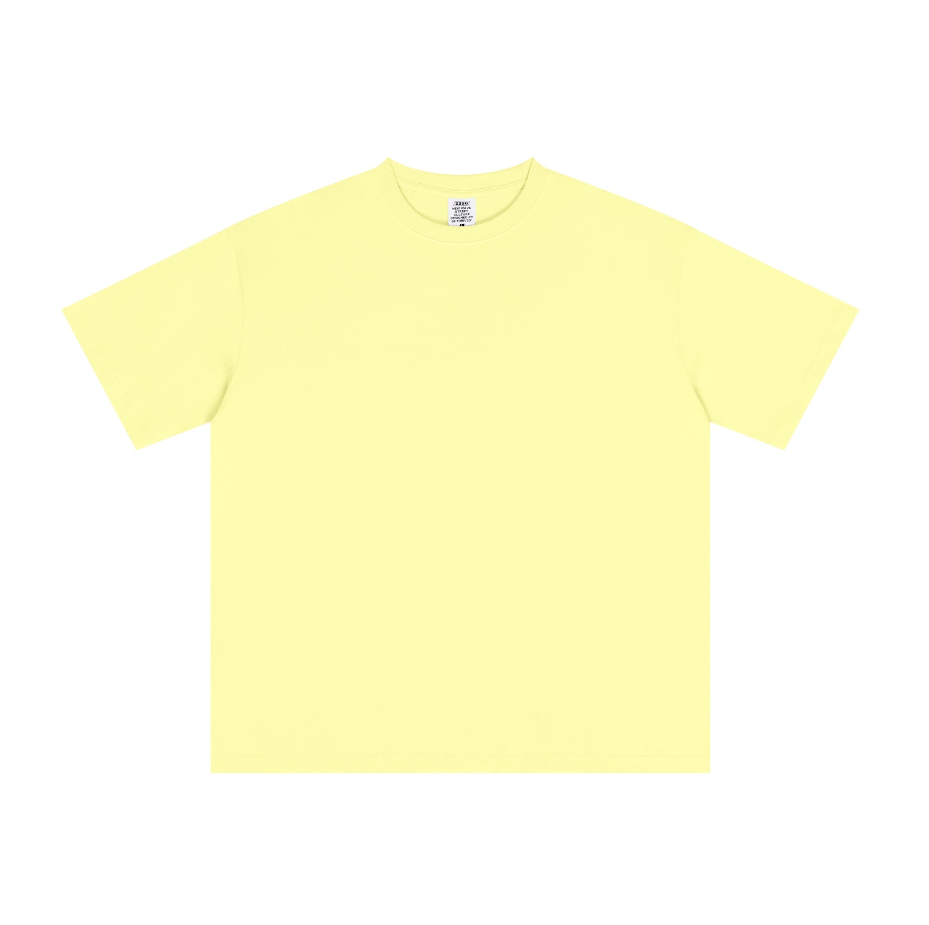 235GSM Women's 30-Color 4-Way Stretch Low-Shrink T-shirt Yellow