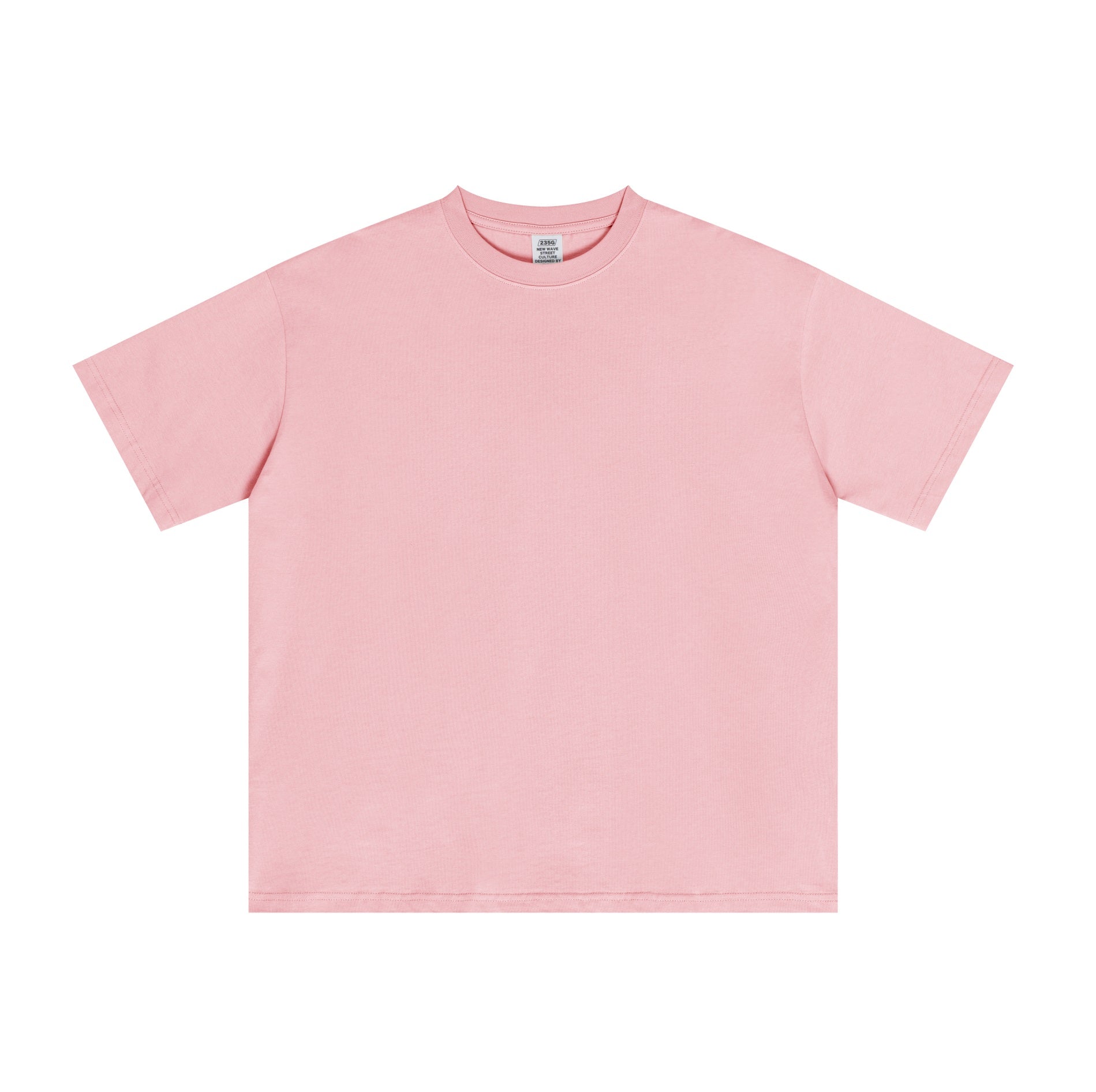 235GSM Women's 30-Color 4-Way Stretch Low-Shrink T-shirt Pink