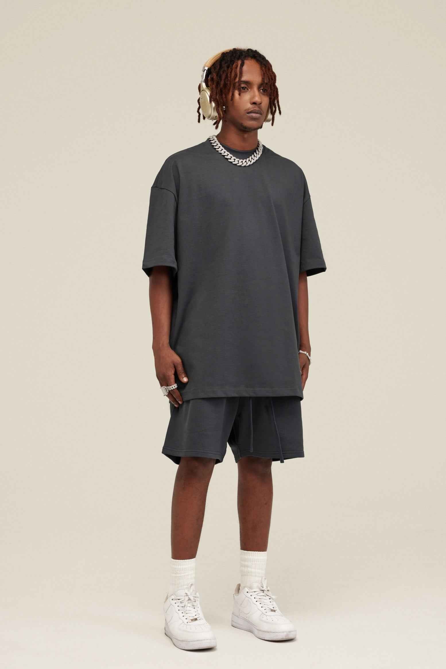 440GSM Unisex Heavyweight French Terry Shorts Bottoms