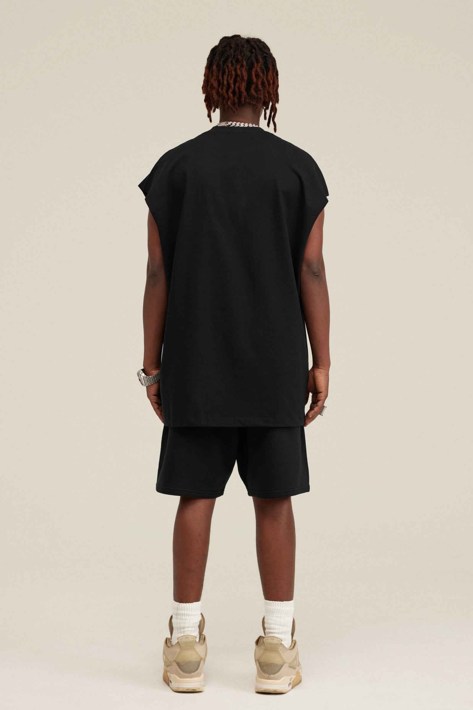 305GSM Unisex Earth-Tone Muscle Tee