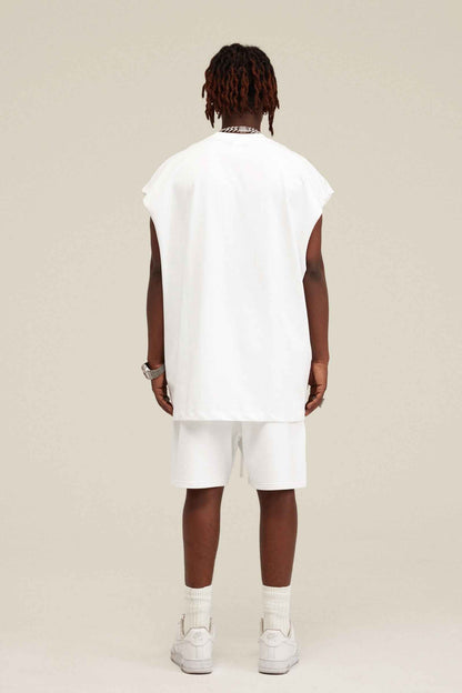 305GSM Unisex Earth-Tone Muscle Tee