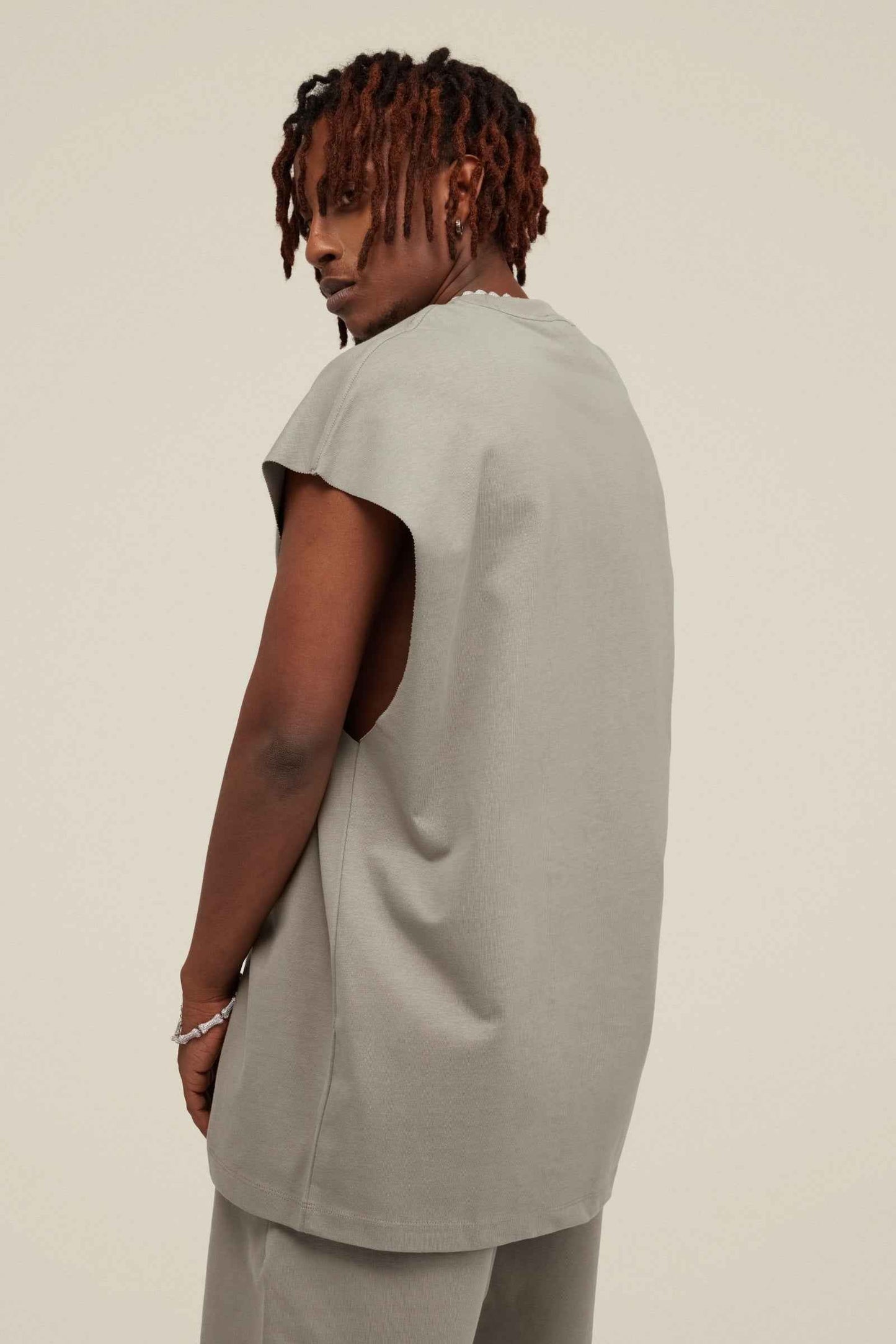 305GSM Unisex Earth-Tone Muscle Tee